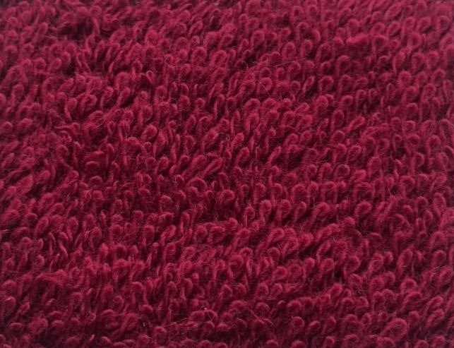 Махровая ткань на отрез бордо